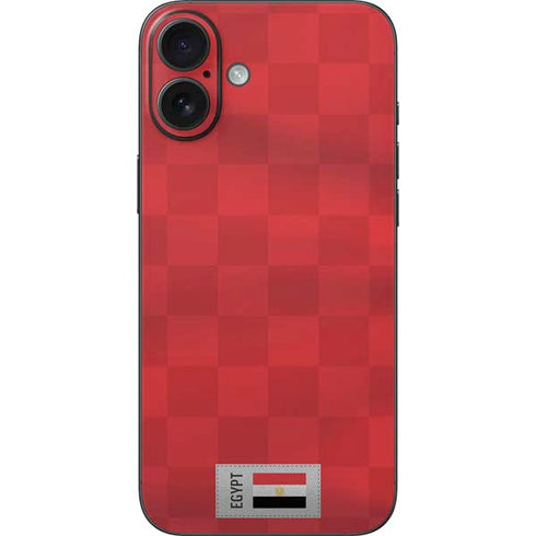Egypt Soccer Flag iPhone 16 Plus Skin